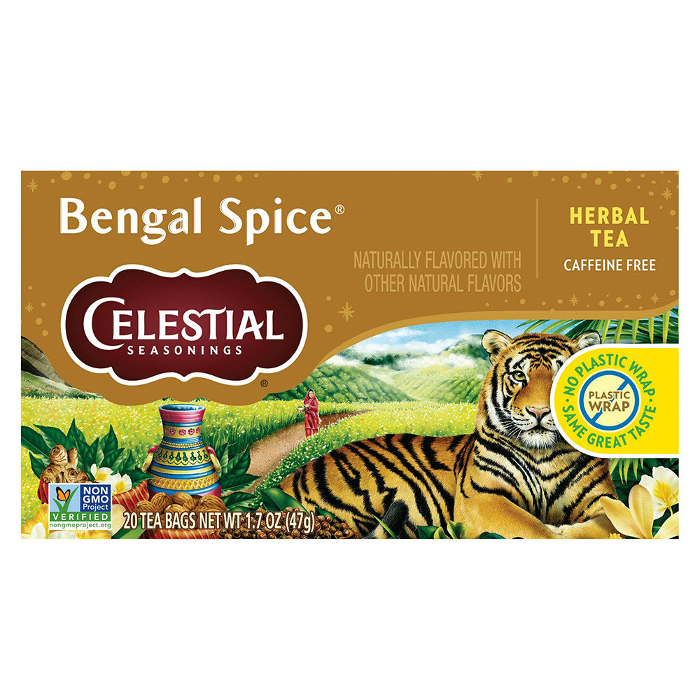 Celestial Seasonings Bengal Spice Herb Tea, Caffeine Free - 20 Tea Bags